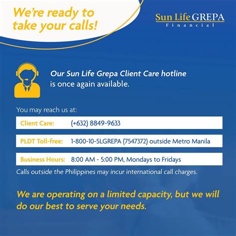 sun life grepa customer service|Our Client Care hotline is .